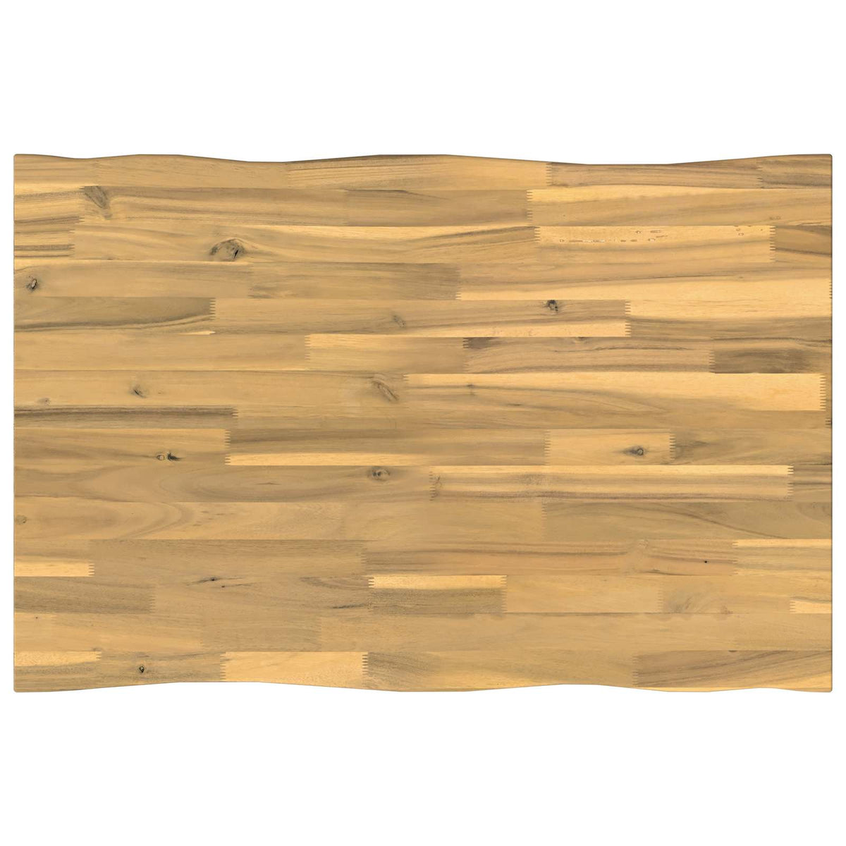 vidaXL Live Edge Table Top 90 x 60 x 3.5 cm Rectangular White