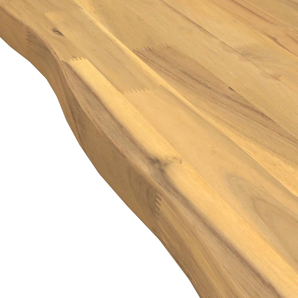 vidaXL Live Edge Table Top 100 x 60 x 3.5 cm Rectangular White