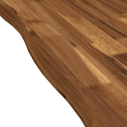 vidaXL Live Edge Table Top 120 x 60 x 3.5 cm Rectangular Natural
