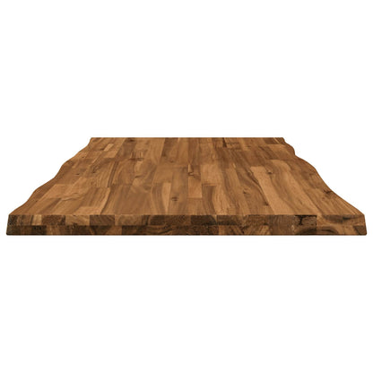 vidaXL Live Edge Table Top 120 x 60 x 3.5 cm Rectangular Natural