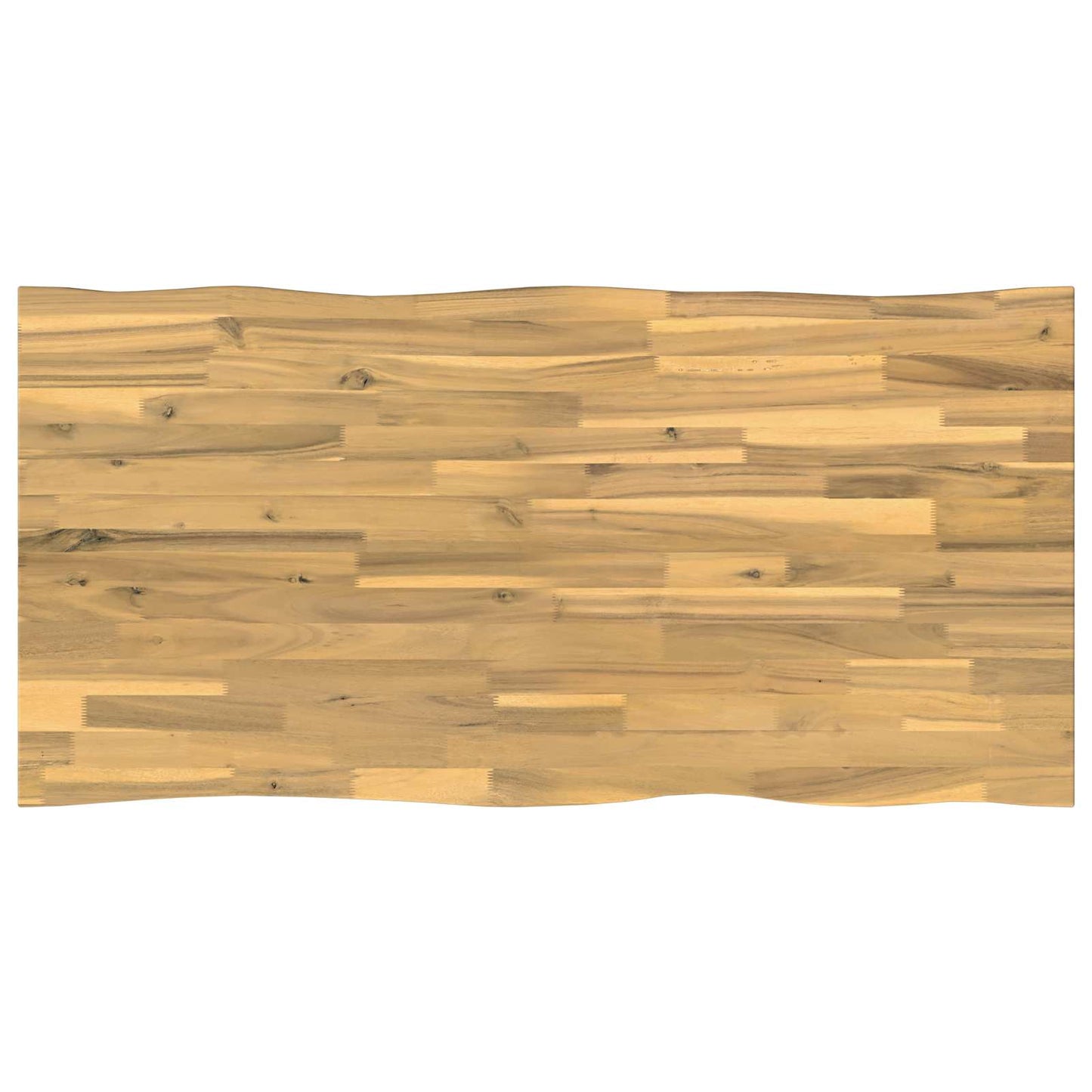 vidaXL Live Edge Table Top 120 x 60 x 3.5 cm Rectangular White