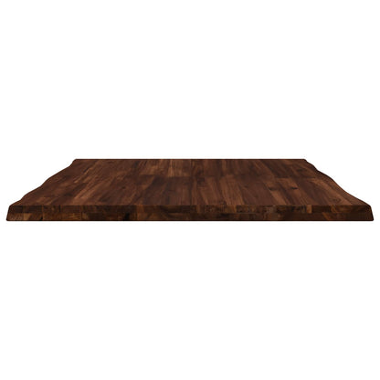 vidaXL Live Edge Table Top 70 x 70 x 3.5 cm Square Solid Acacia Wood