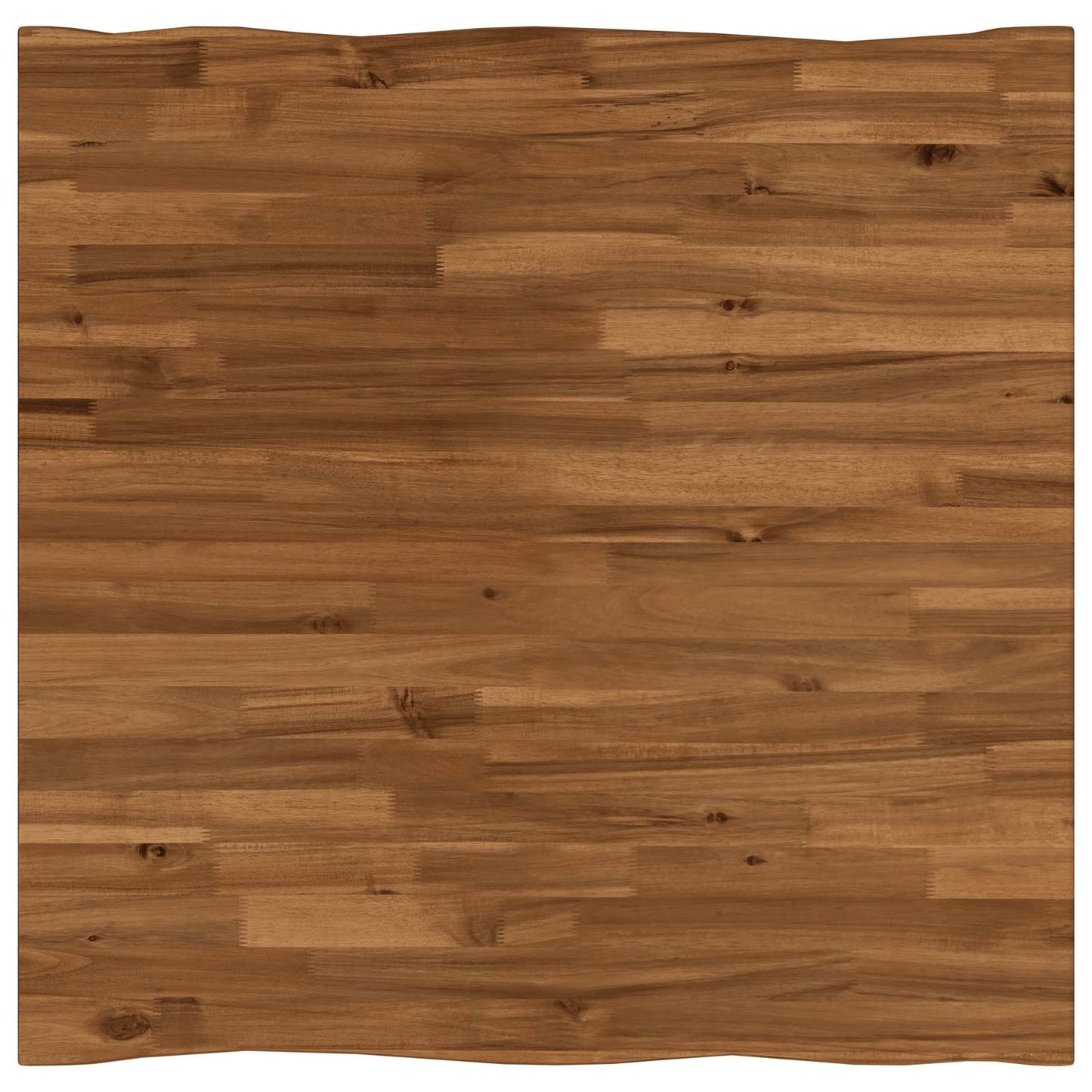 vidaXL Live Edge Table Top 70 x 70 x 3.5 cm Square Solid Acacia Wood