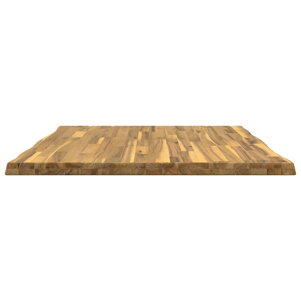 vidaXL Live Edge Table Top 70 x 70 x 3.5 cm Square Solid Acacia Wood