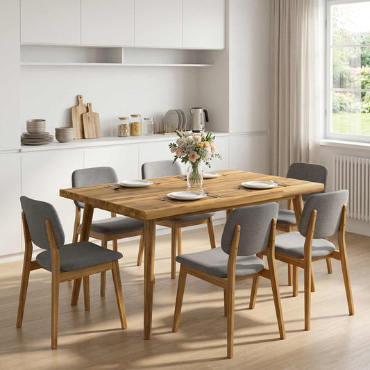 vidaXL Live Edge Table Top 90 x 90 x 3 cm Square Solid Acacia Wood