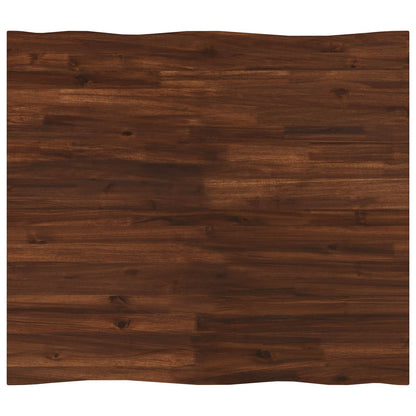 vidaXL Live Edge Table Top 90 x 80 x 3.2 cm Rectangular