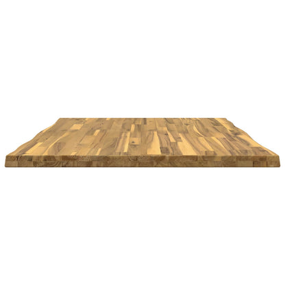 vidaXL Live Edge Table Top 100 x 80 x 3.5 cm Rectangular White
