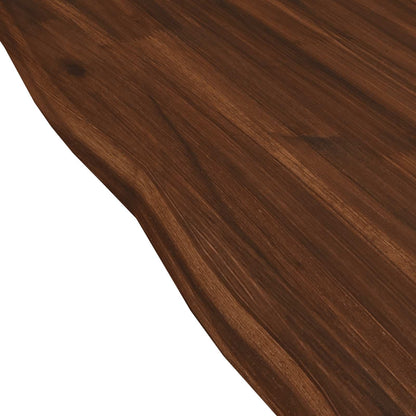 vidaXL Live Edge Table Top 90 x 90 x 3.5 cm Square Solid Acacia Wood