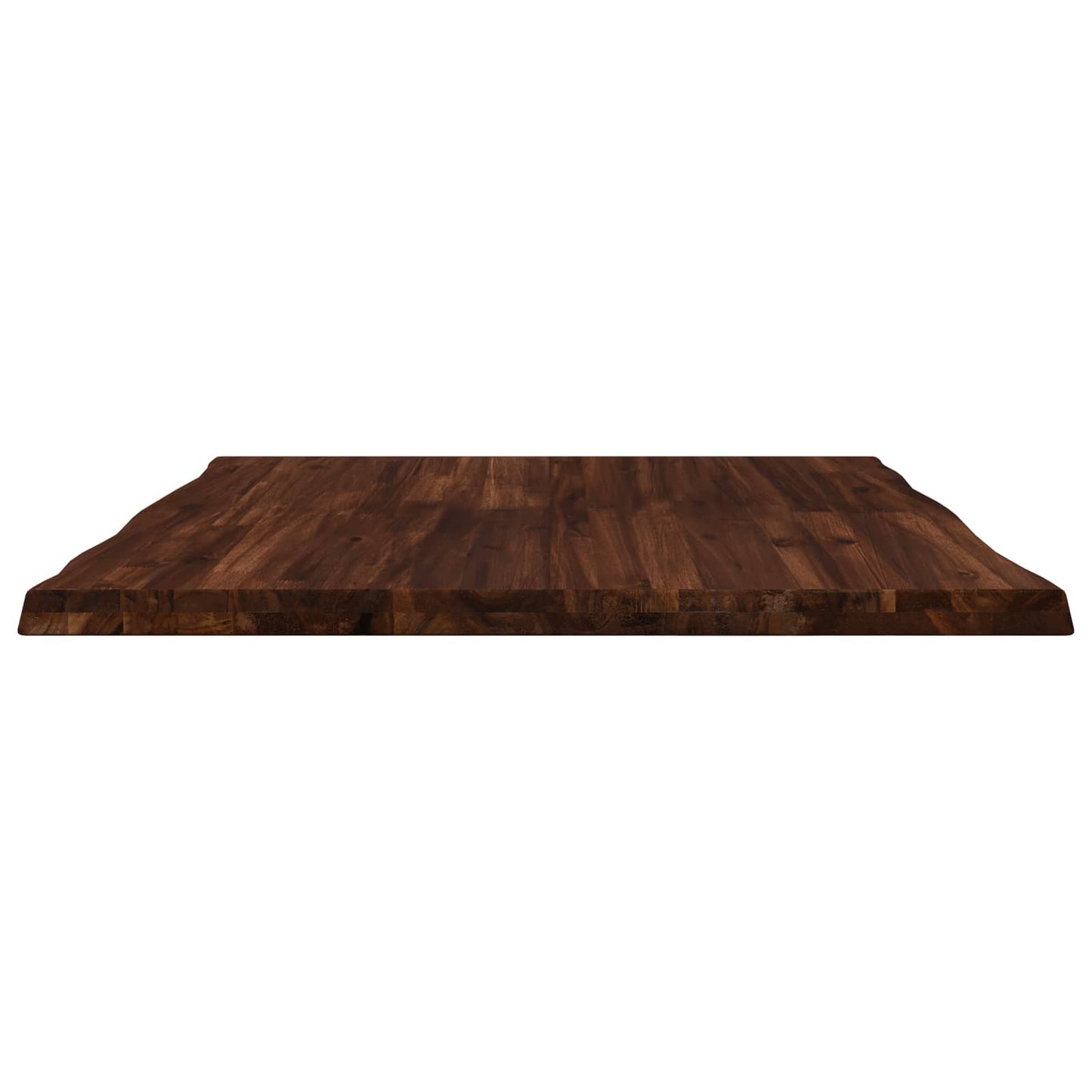 vidaXL Live Edge Table Top 90 x 90 x 3.5 cm Square Solid Acacia Wood