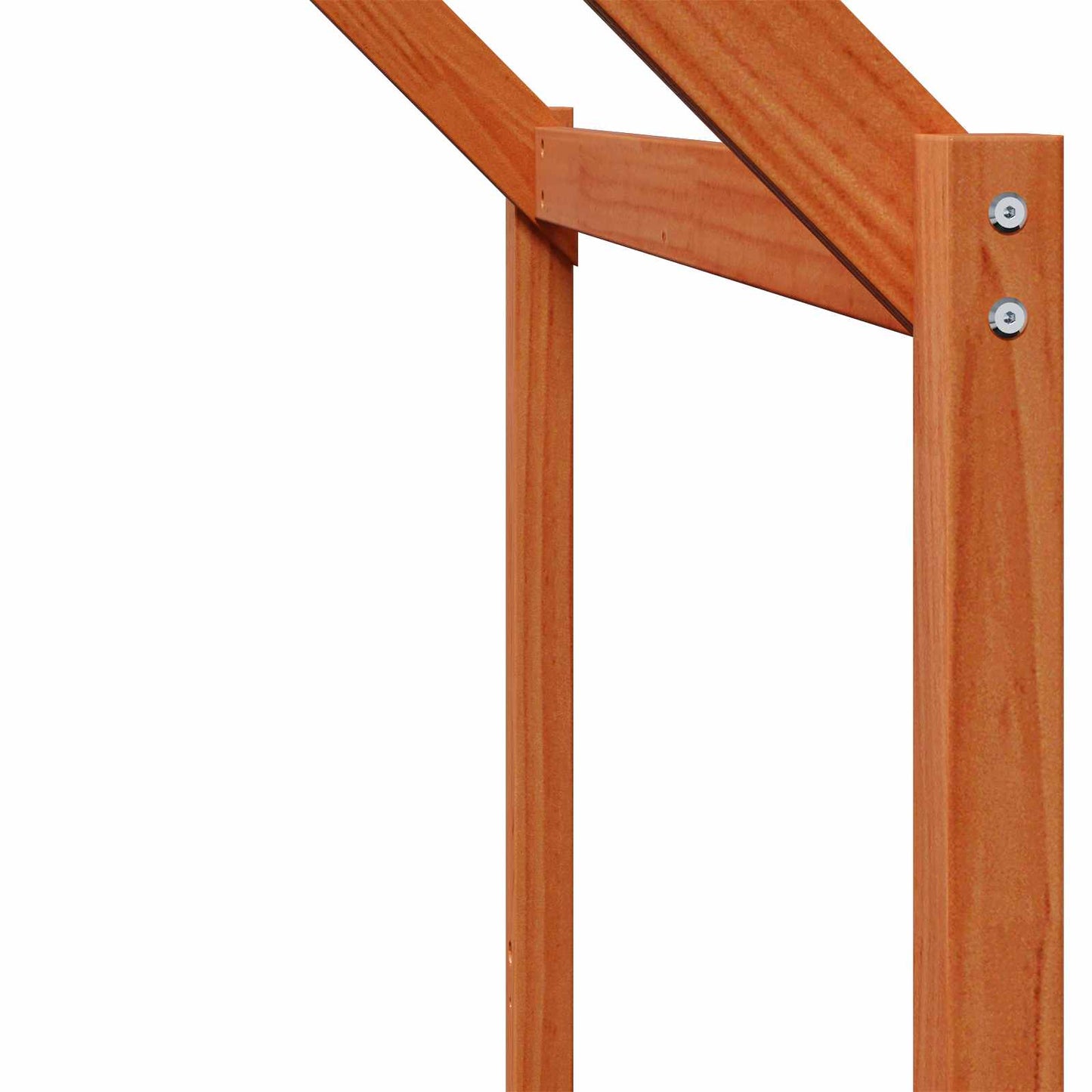vidaXL Loft Bed Frame Wax Brown 90 x 190 cm Solid Pine Wood