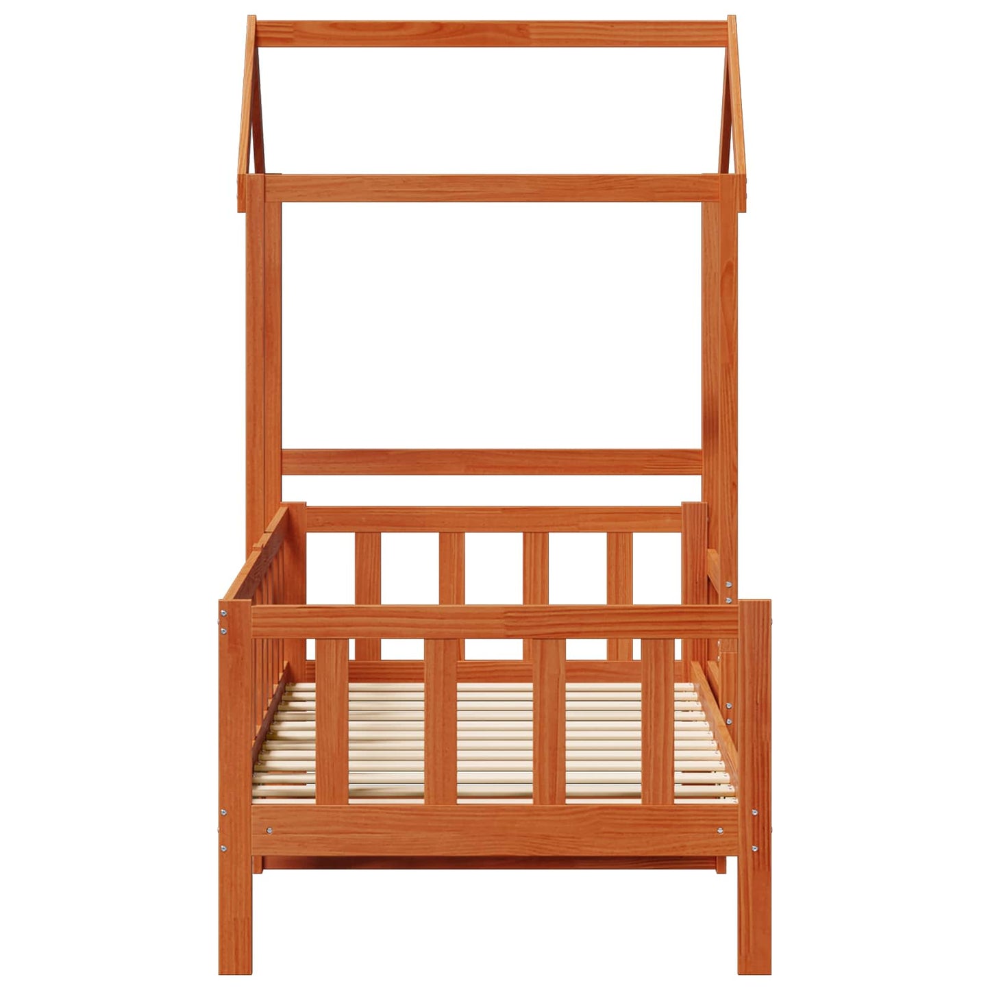 vidaXL Day Bed Set 2 pcs Wax Brown Solid Pine Wood