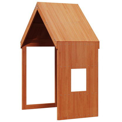 vidaXL Loft Bed Frame Wax Brown 90 x 190 cm Solid Pine Wood