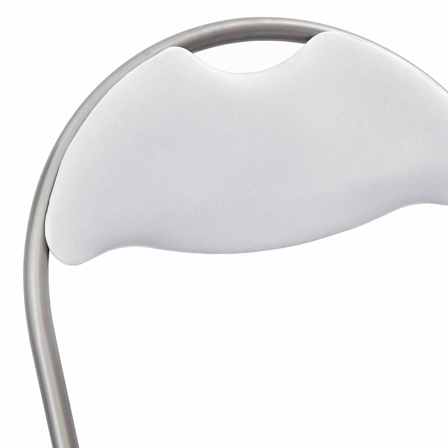 vidaXL Folding Chair 2 pcs White and Grey 48 x 43.5 x 81 cm