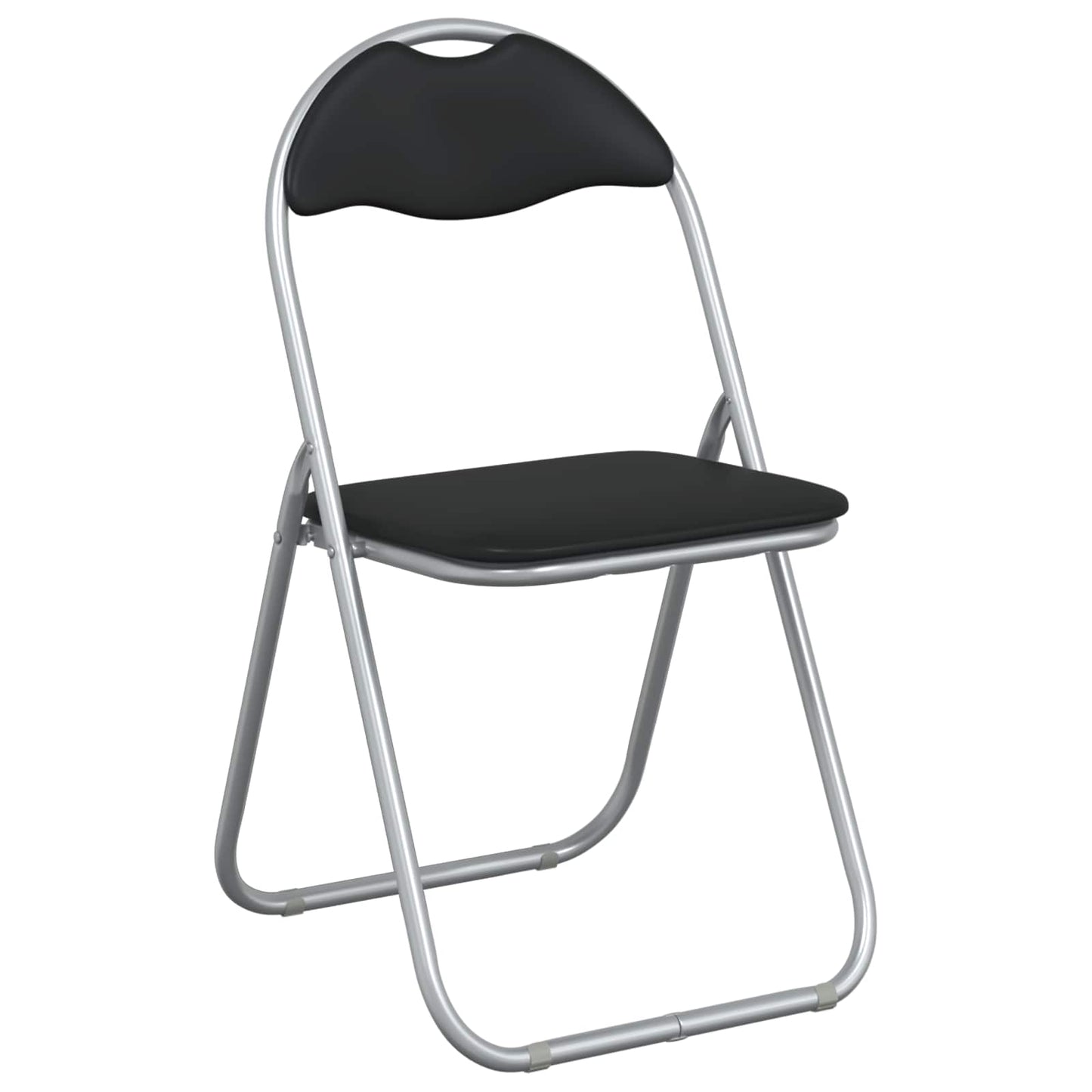 vidaXL Folding Chair 8 pcs Black and Grey 48 x 43.5 x 81 cm