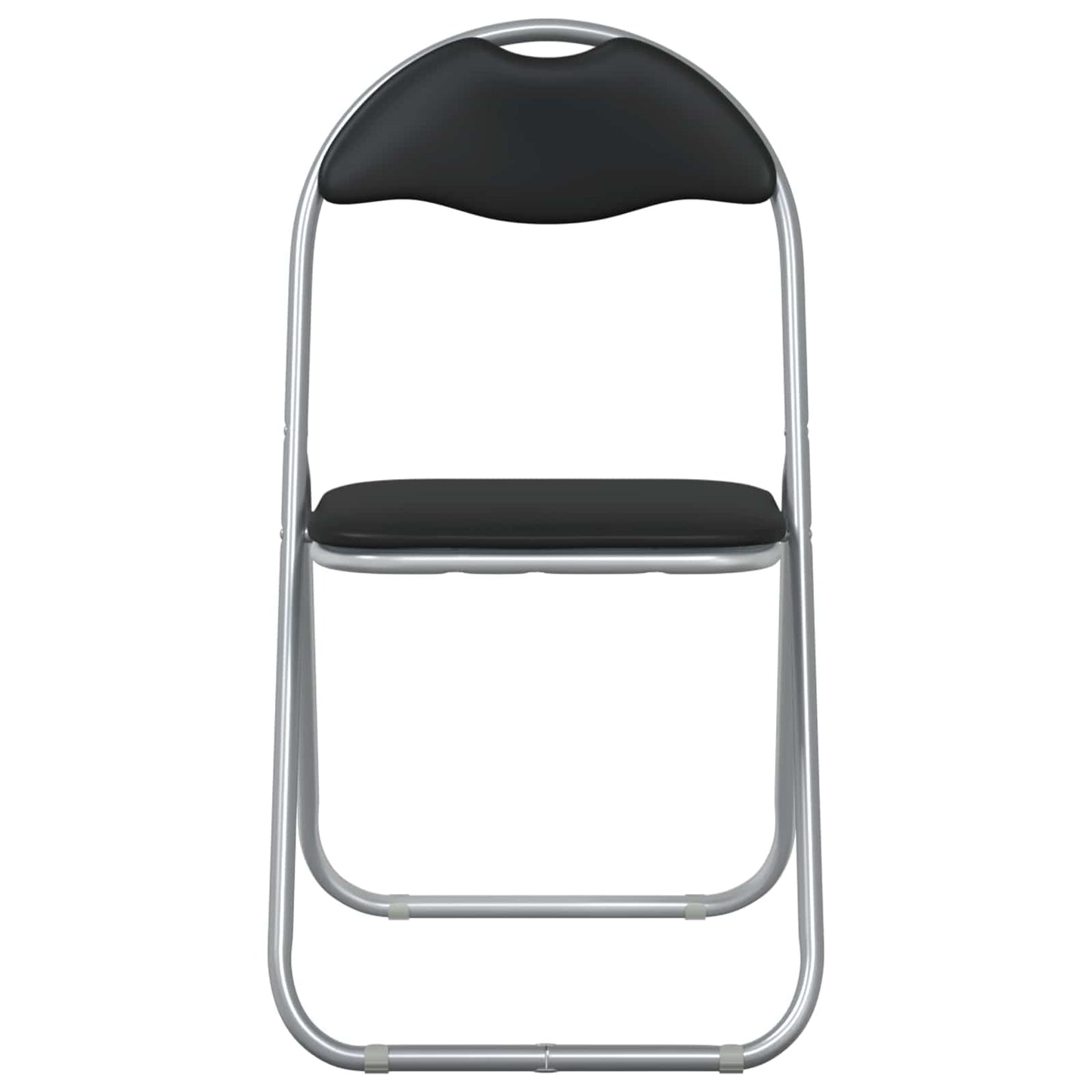 vidaXL Folding Chair 8 pcs Black and Grey 48 x 43.5 x 81 cm