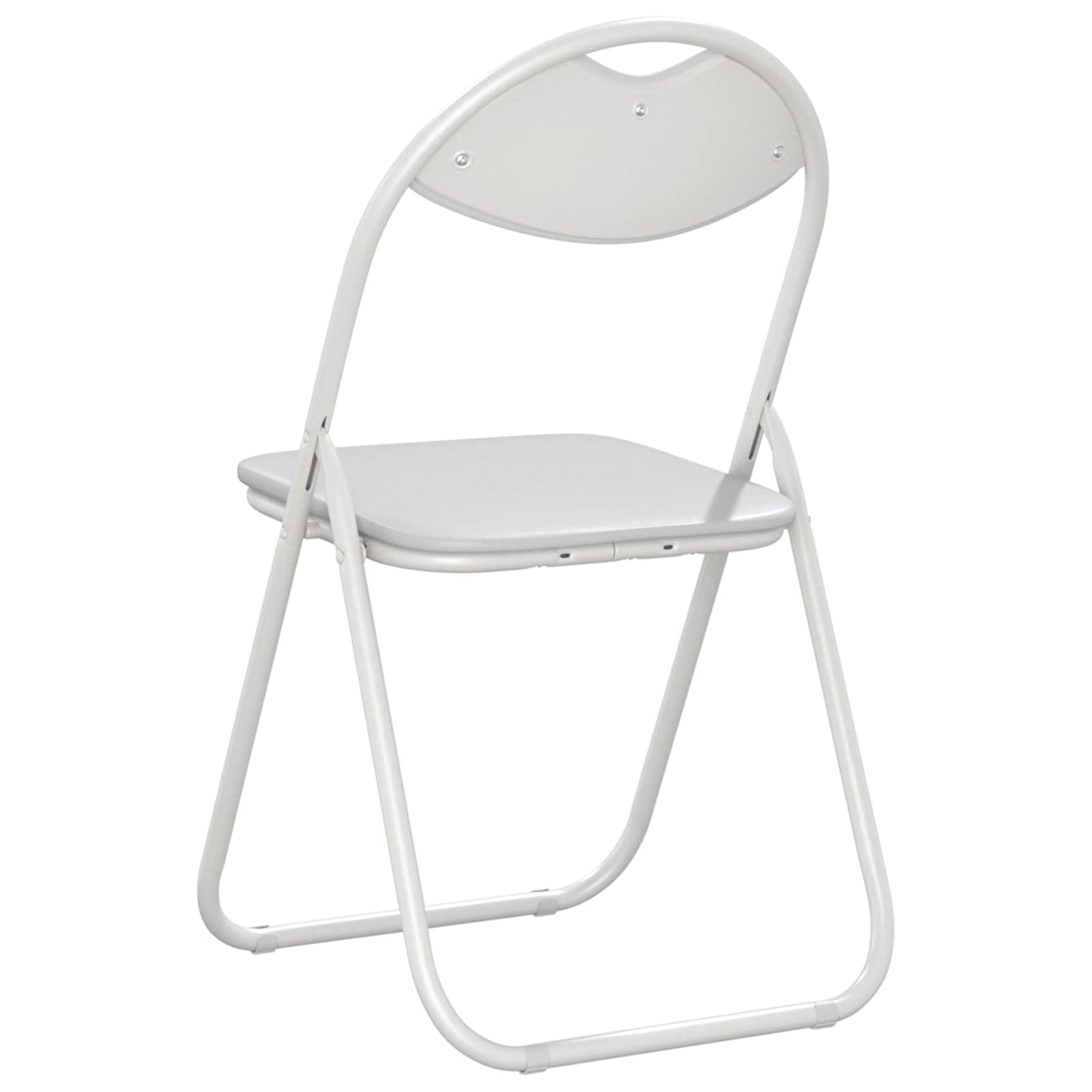 vidaXL Folding Chair 2 pcs White 48 x 43.5 x 81 cm Faux Leather