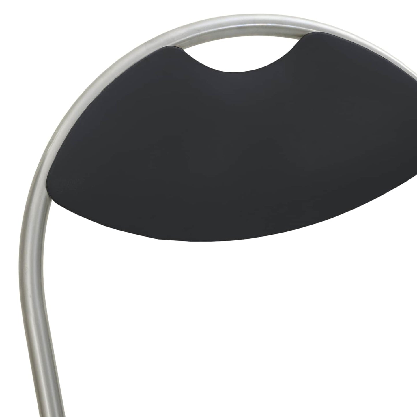 vidaXL Folding Chair 8 pcs Black and Grey 48 x 43.5 x 81 cm