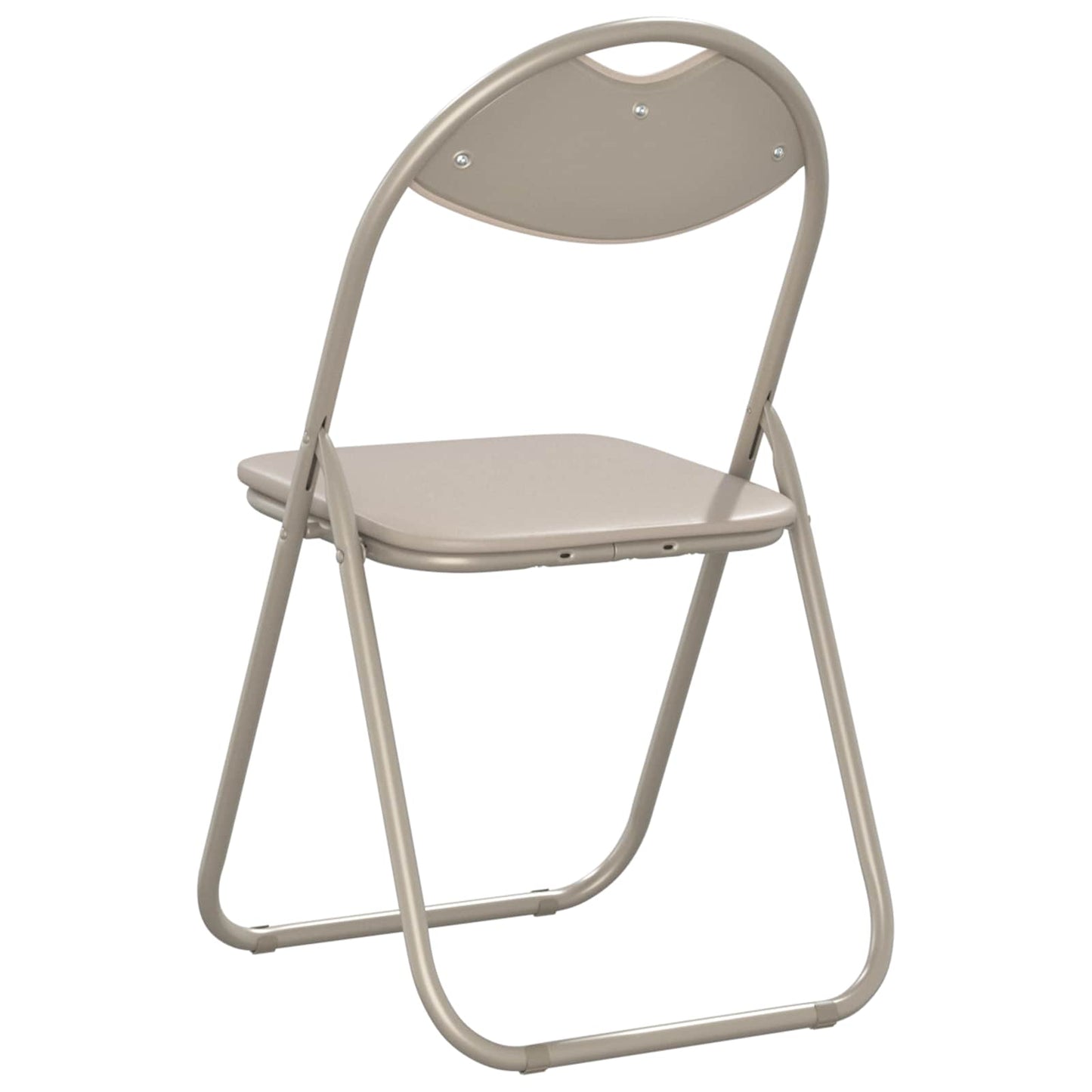 vidaXL Folding Chair 8 pcs Sand 48 x 43.5 x 81 cm Faux Leather