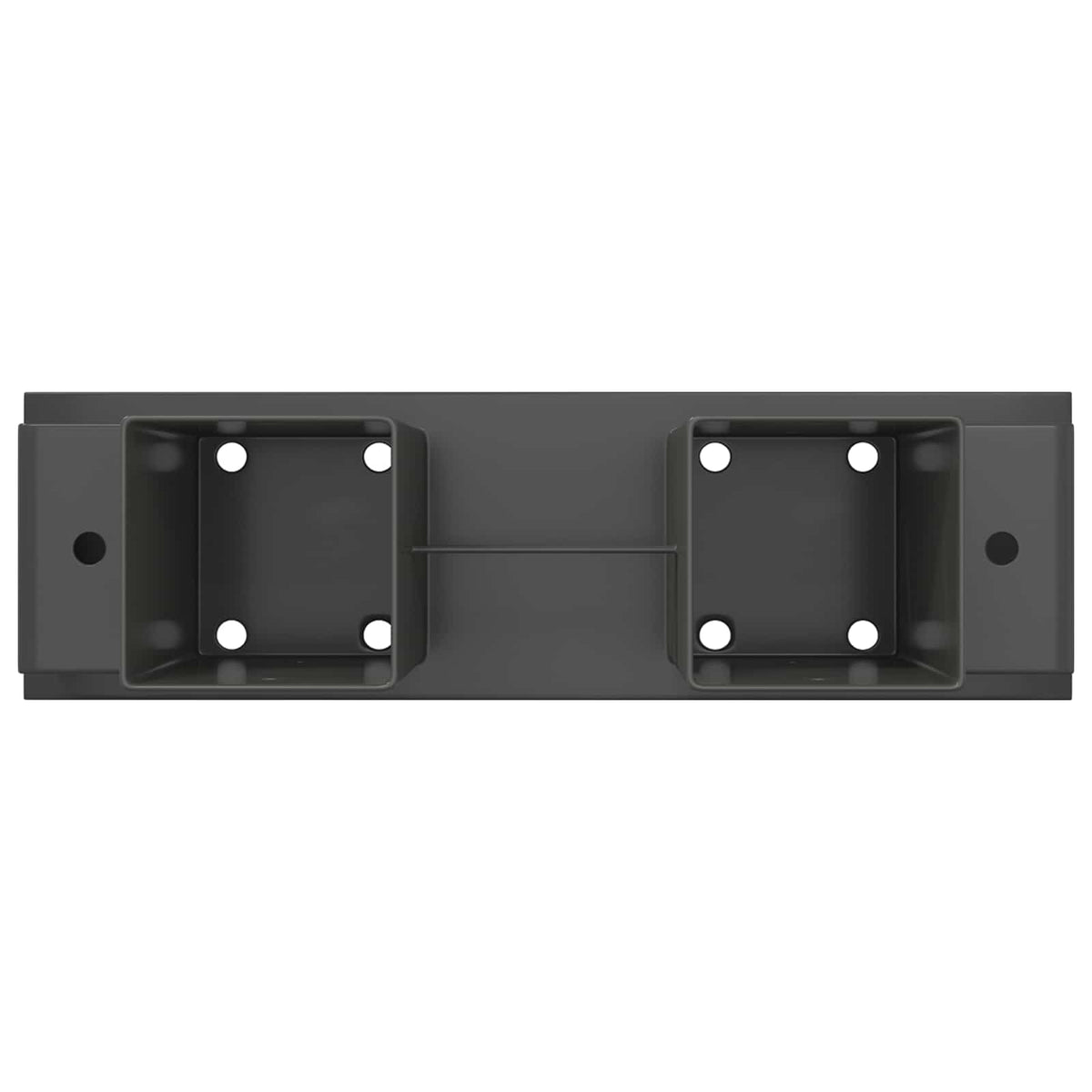 vidaXL Firewood Stack Aid 2 pcs Anthracite 34 x 10 x 15 cm Steel