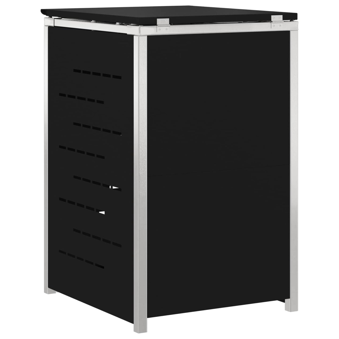 vidaXL Wheelie Bin Storage Black