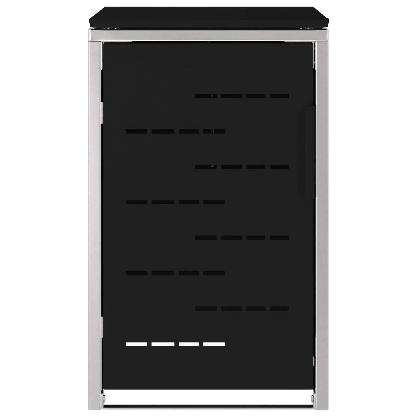 vidaXL Wheelie Bin Storage Black