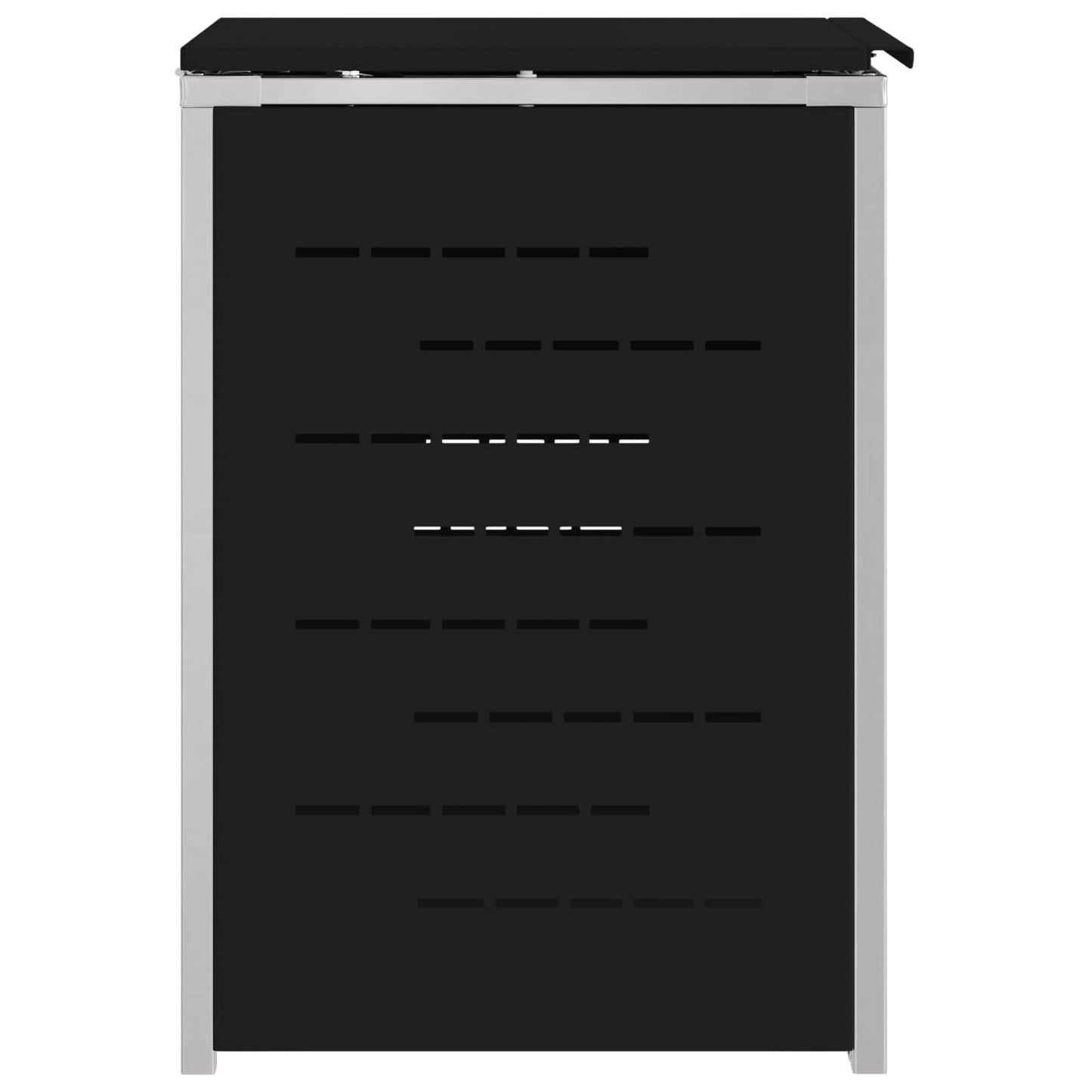 vidaXL Wheelie Bin Storage Black