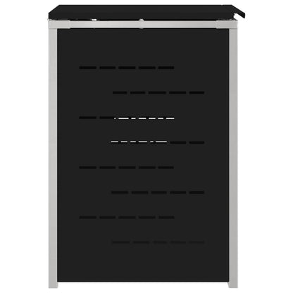 vidaXL Wheelie Bin Storage Black