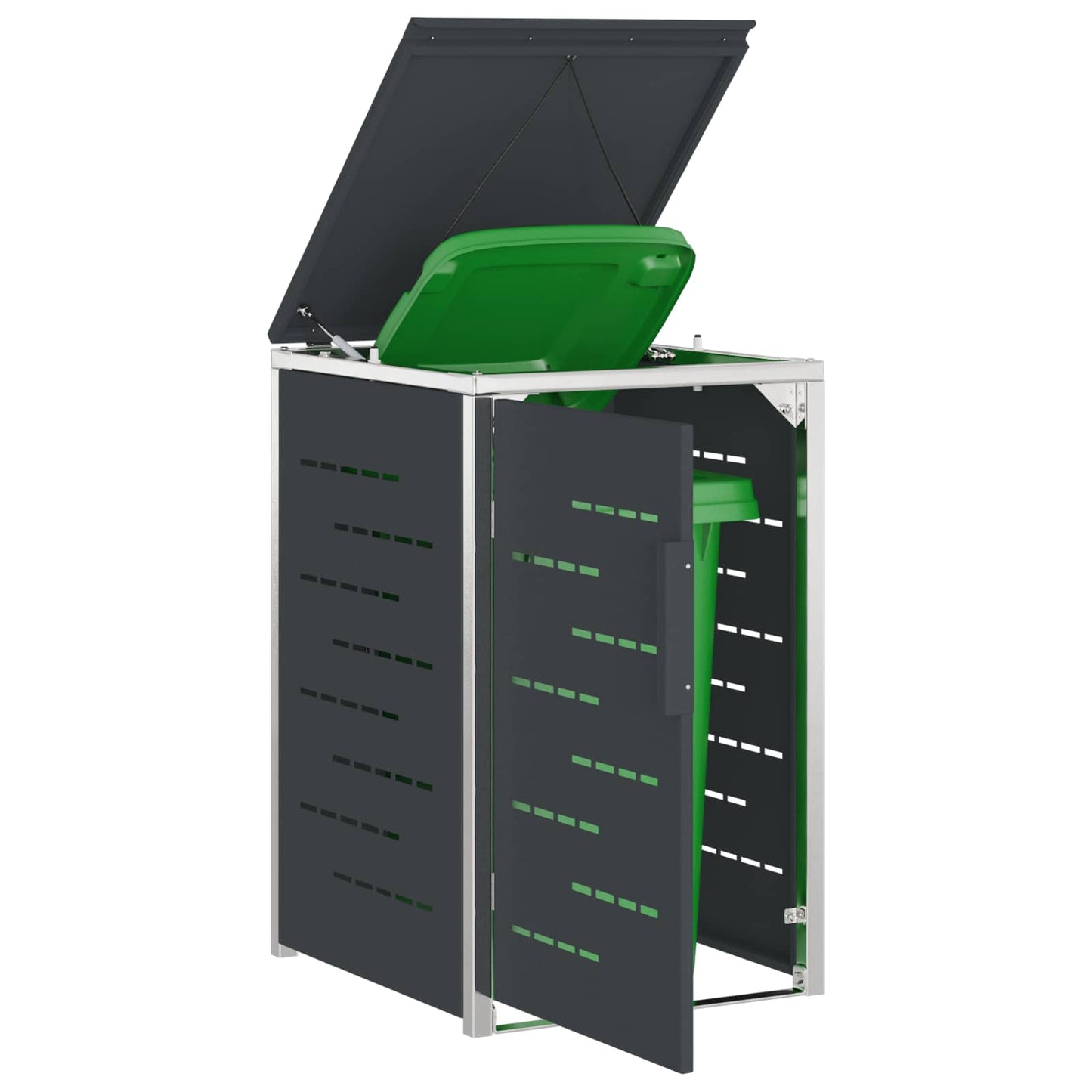 vidaXL Wheelie Bin Storage Anthracite