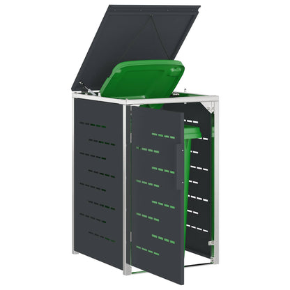 vidaXL Wheelie Bin Storage Anthracite