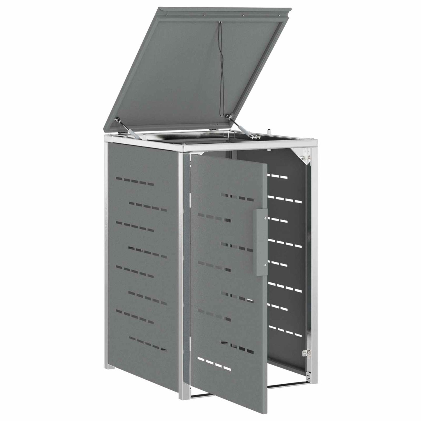 vidaXL Wheelie Bin Storage Grey