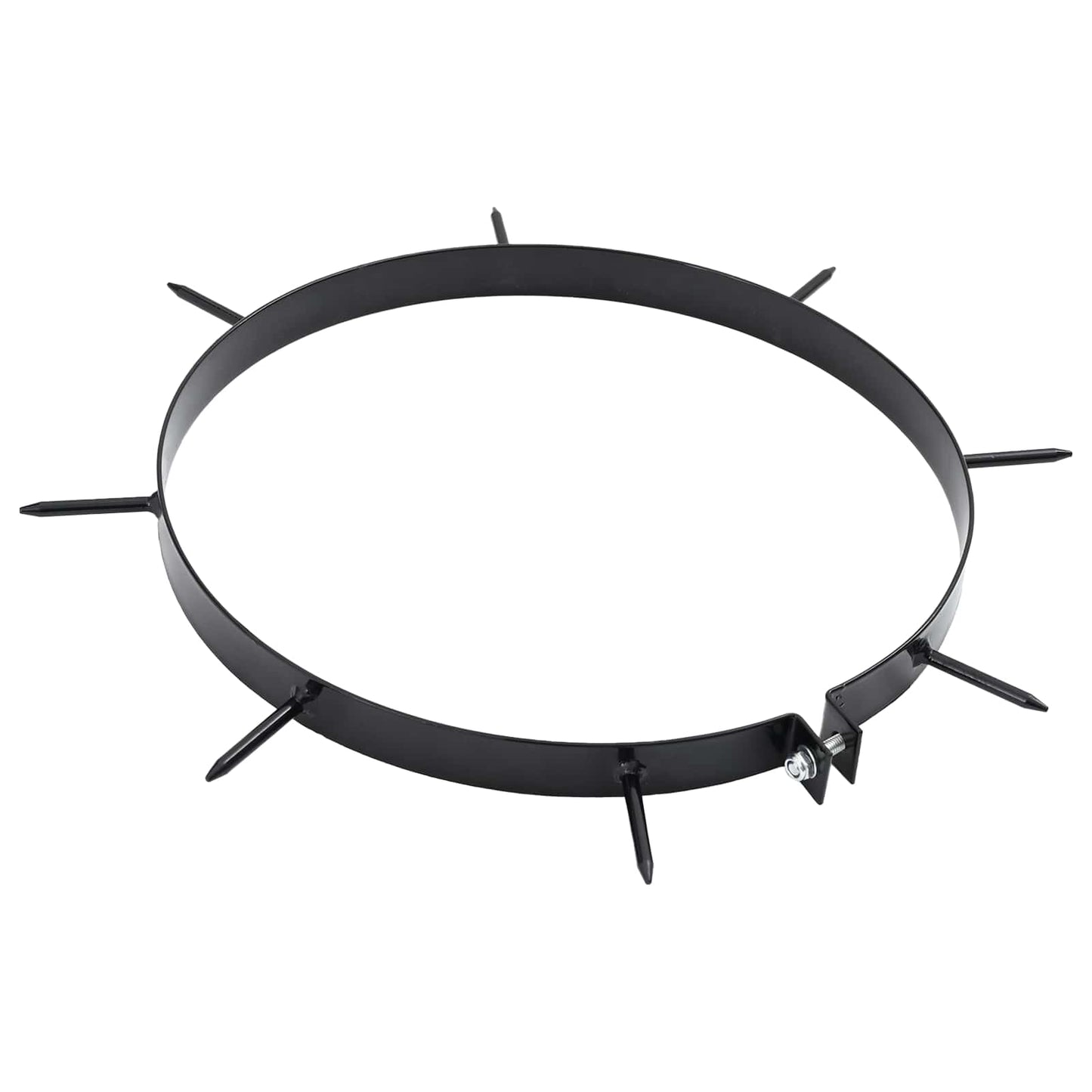 vidaXL Lawn Aerator Clamp with Spikes 5 pcs Ø 320 mm Steel