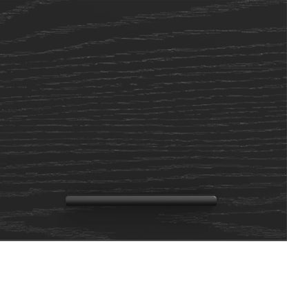 vidaXL Wash Machine Cabinet with Storage Black Oak 67.5 x 68 x 200 cm