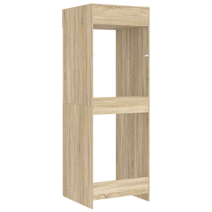 vidaXL Wash Machine Cabinet with Storage Sonoma Oak 67.5 x 68 x 200 cm