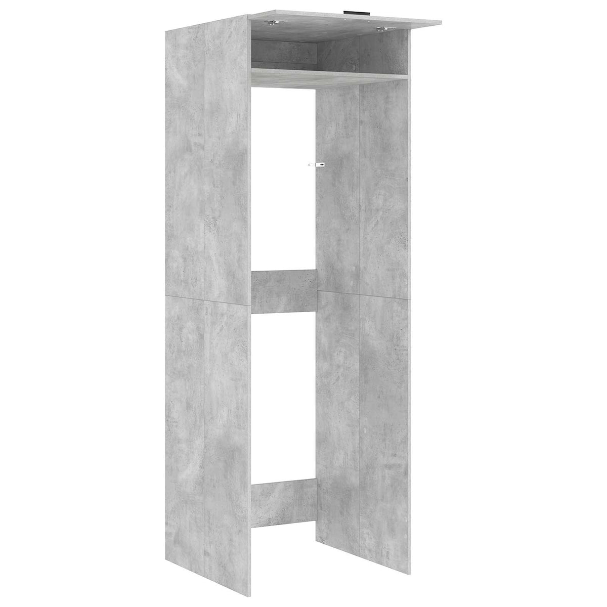 vidaXL Wash Machine Cabinet Concrete Grey 67.5 x 68 x 200 cm