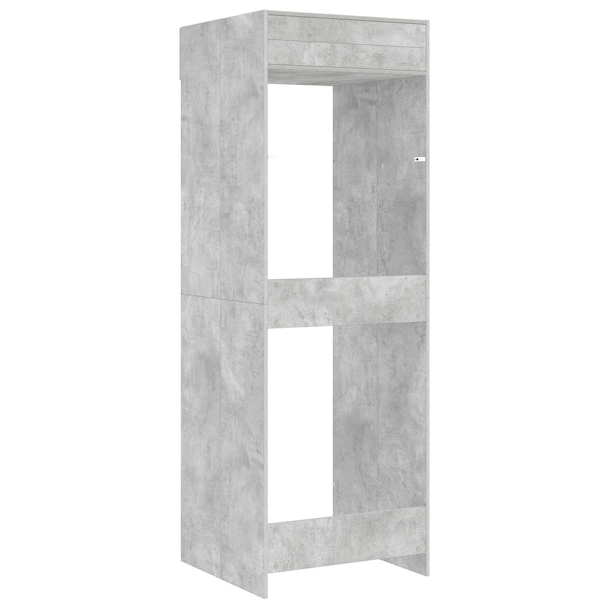 vidaXL Wash Machine Cabinet Concrete Grey 67.5 x 68 x 200 cm
