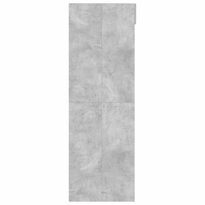 vidaXL Wash Machine Cabinet Concrete Grey 67.5 x 68 x 200 cm