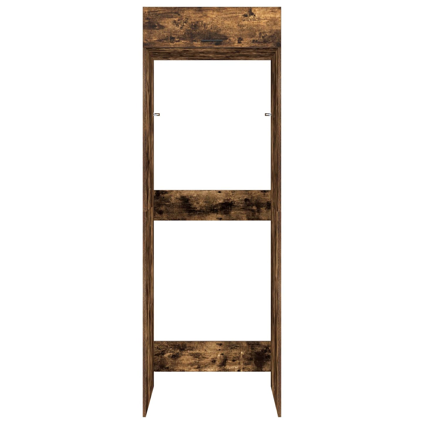vidaXL Wash Machine Cabinet with Storage Smoked Oak 67.5 x 68 x 200 cm