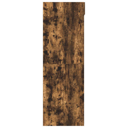 vidaXL Wash Machine Cabinet with Storage Smoked Oak 67.5 x 68 x 200 cm