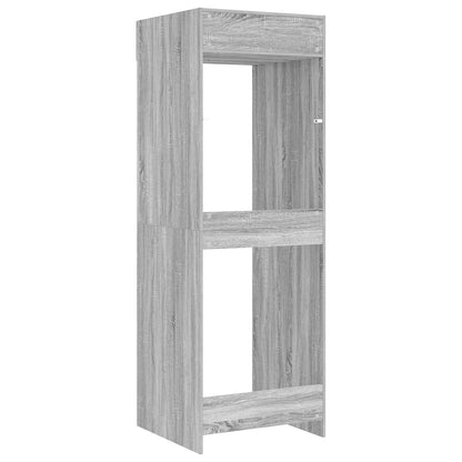 vidaXL Wash Machine Cabinet with Door Grey Sonoma 67.5 x 68 x 200 cm