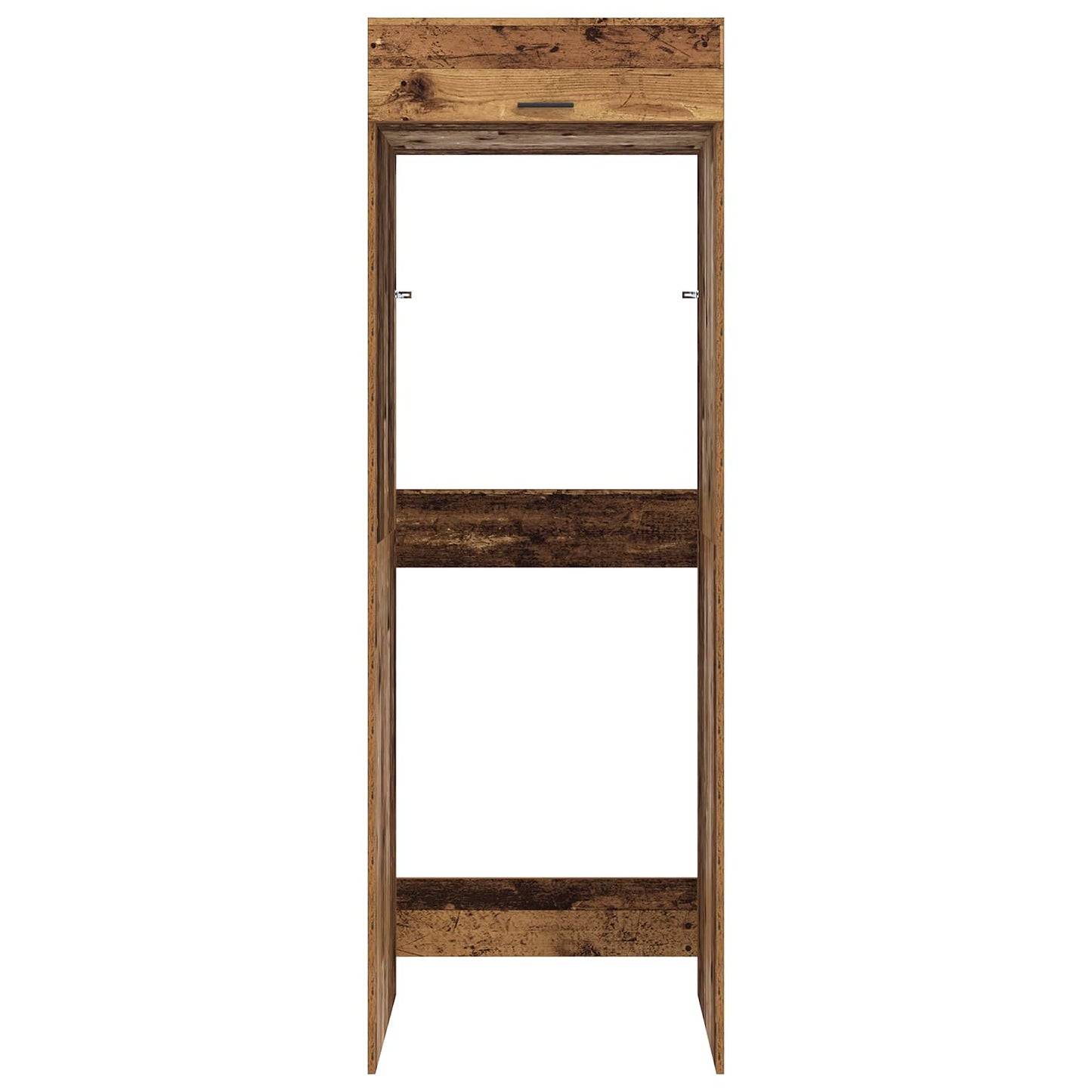vidaXL Wash Machine Cabinet with Storage Old Wood 67.5 x 68 x 200 cm
