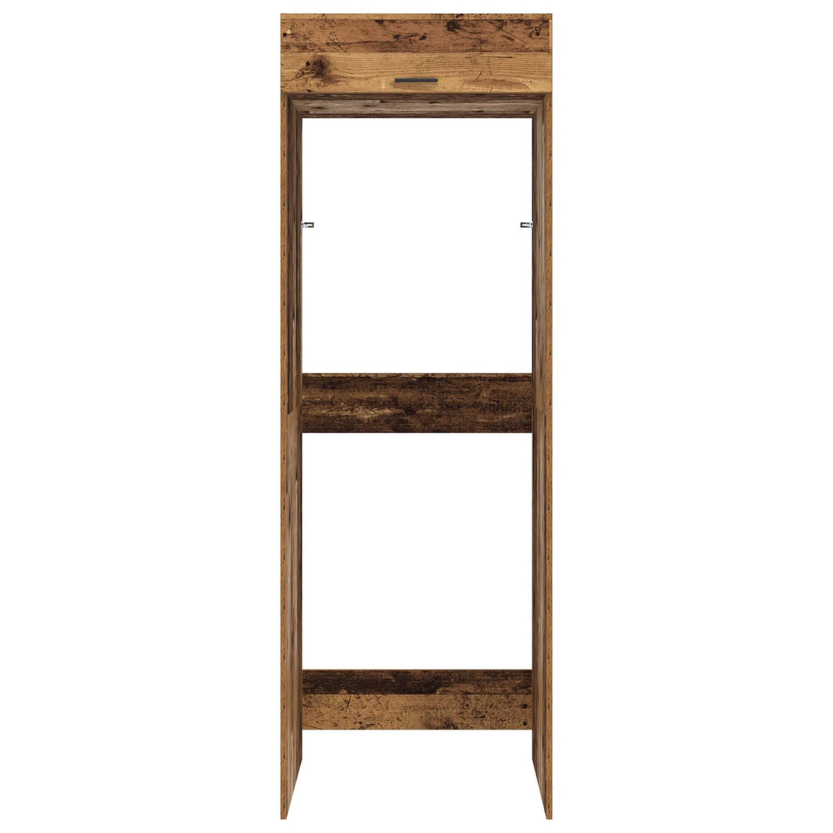 vidaXL Wash Machine Cabinet with Storage Old Wood 67.5 x 68 x 200 cm