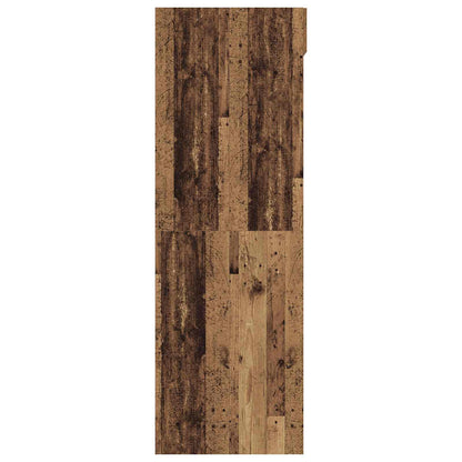 vidaXL Wash Machine Cabinet with Storage Old Wood 67.5 x 68 x 200 cm