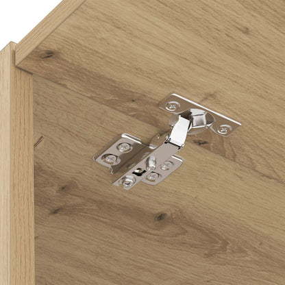 vidaXL Wash Machine Cabinet with Door Artisan Oak 67.5 x 68 x 200 cm