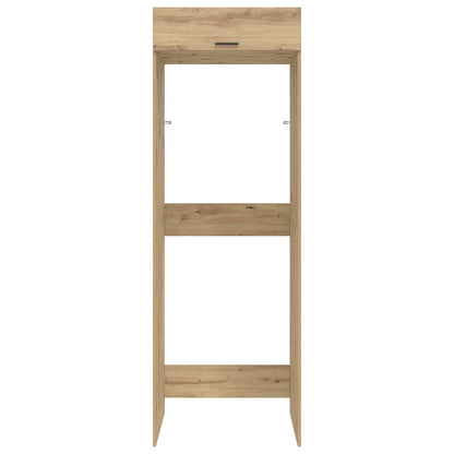 vidaXL Wash Machine Cabinet with Door Artisan Oak 67.5 x 68 x 200 cm