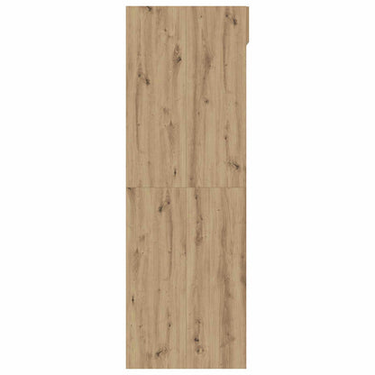 vidaXL Wash Machine Cabinet with Door Artisan Oak 67.5 x 68 x 200 cm