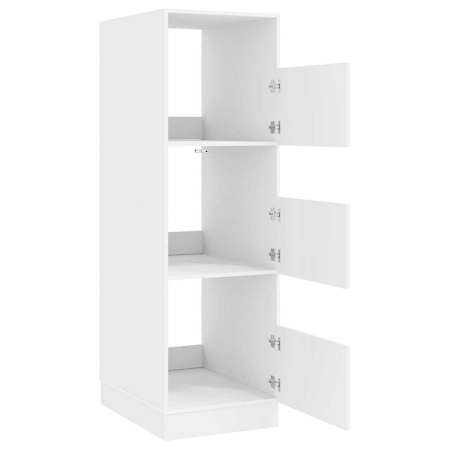 vidaXL Laundry Cabinet White 50 x 68 x 162 cm Engineered wood