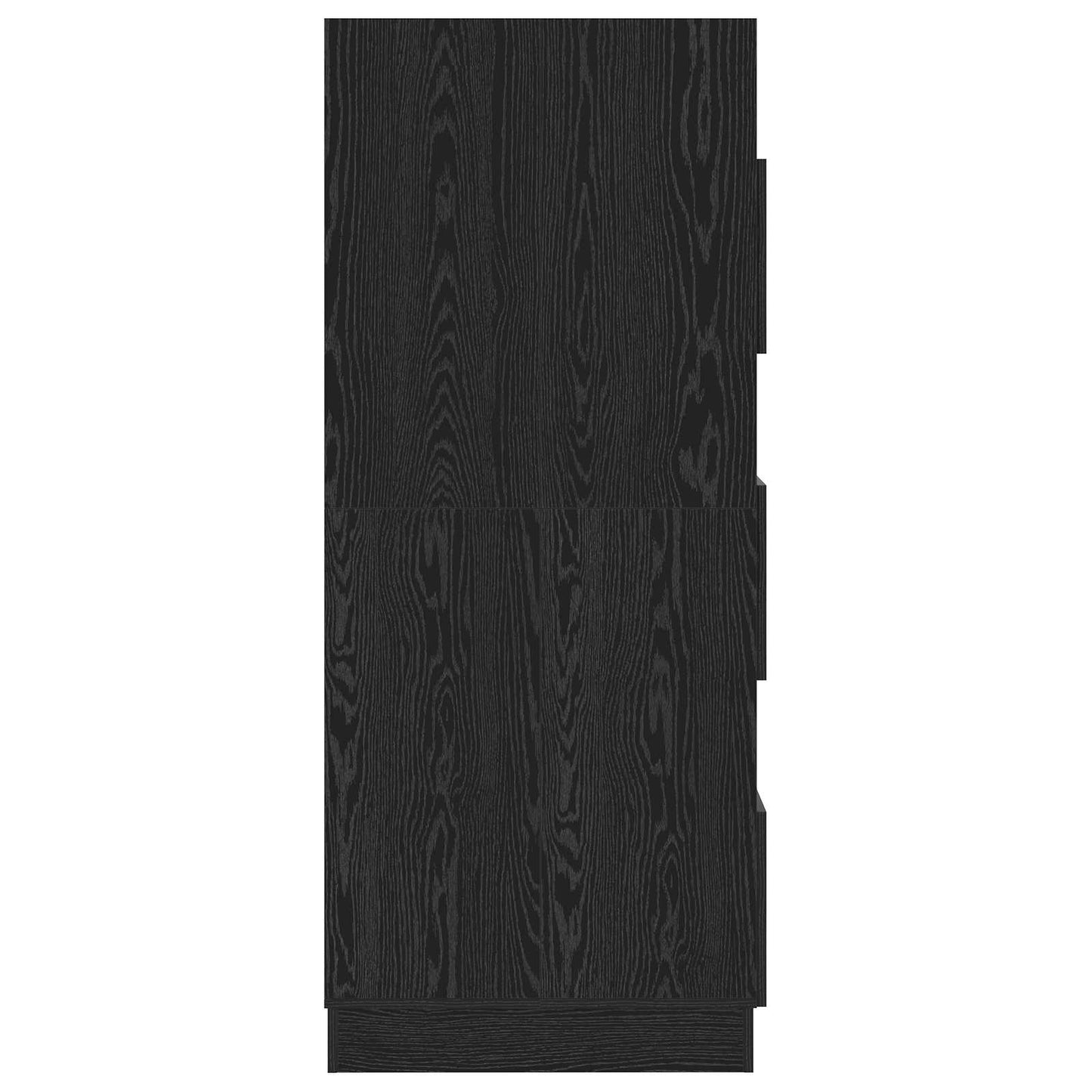 vidaXL Laundry Cabinet Black Oak 50 x 68 x 162 cm Engineered wood