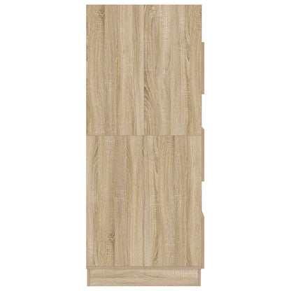 vidaXL Laundry Cabinet Sonoma 50 x 68 x 162 cm Engineered wood
