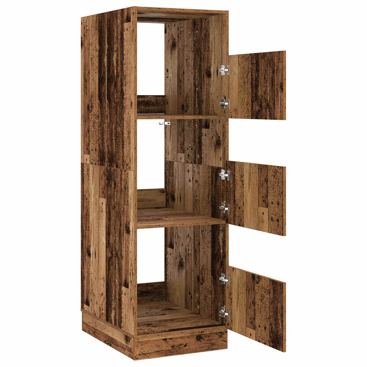 vidaXL Laundry Cabinet Old Wood 50 x 68 x 162 cm Engineered wood