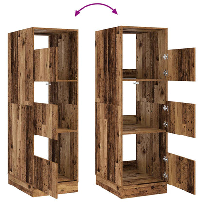 vidaXL Laundry Cabinet Old Wood 50 x 68 x 162 cm Engineered wood